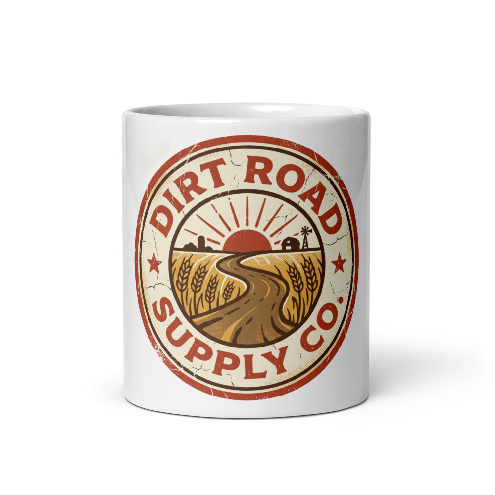 Badge Mug, front view