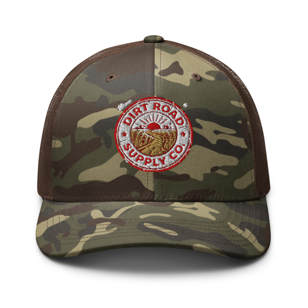 Camo Trucker Hat, front view