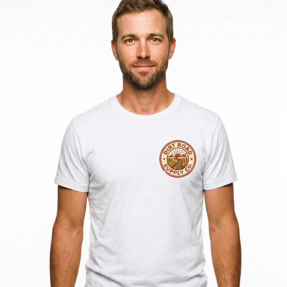 The Supply Co. Tee worn by a model