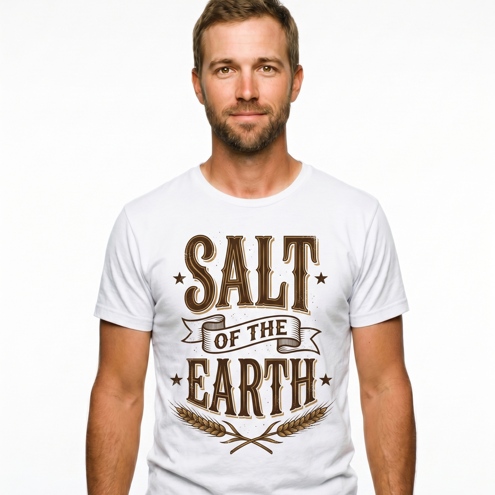 Salt of the Earth worn by a model